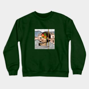 Vintage Collage Art Crewneck Sweatshirt